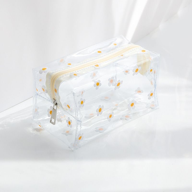 Clear Cosmetic Bag PVC Transparent Makeup Bag Waterproof Case Zipper Travel Bags