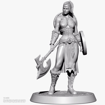 1/35 resin figure model kit Sera Northern Female General Unassembled Unpainted