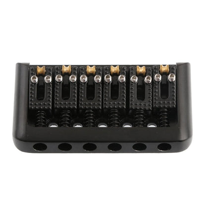 6 String Roller Saddle Hardtail Bridge Durable For Electric Guitar Replacement