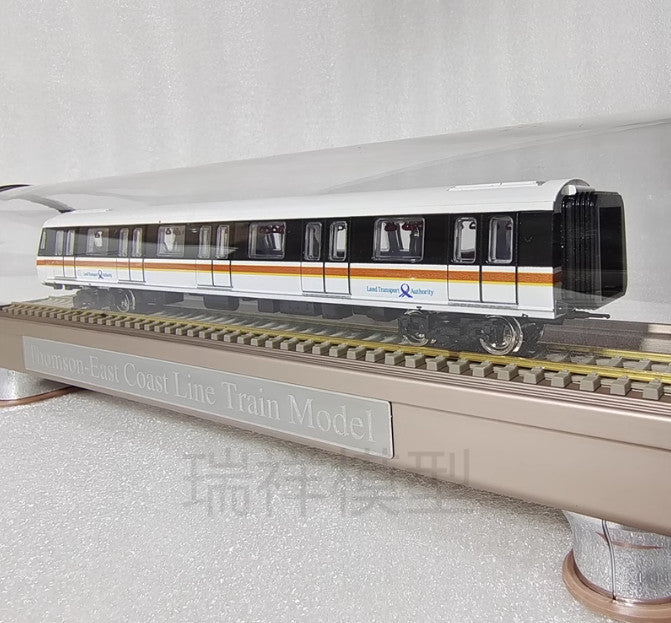 1/87 Scale Singapore T251 Subway Train Model Simulated Toy Gift