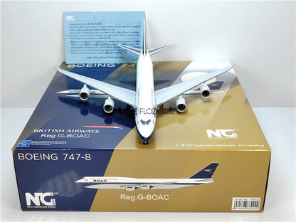 NG Models for BOAC for Boeing B747-8 G-BOAC 1:400 Aircraft Pre-built Model