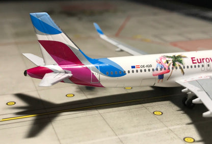 1:400 AeroClassics Eurowings Holidays Airbus A320 Passenger Plane Diecast Model