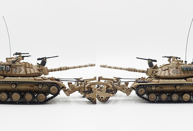 1:72 Israel Magach 6B IDF M60A1 Minesweeper Tank Middle East War Model