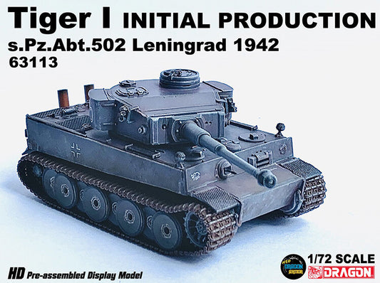 1/72 German Tiger Tank Model Initial 502 Heavy Armoured Battalion
