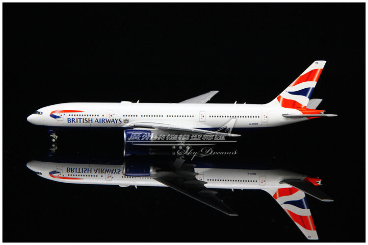 1:400 GeminiJets BRITISH AIRWAYS B777-200ER Airplane Diecast Aircraft Model