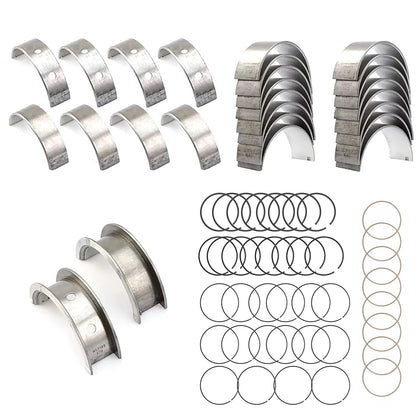 Durable Main & Rod Bearings w/ Piston Rings 99-16 for CHEVY for GM LS Gen III IV