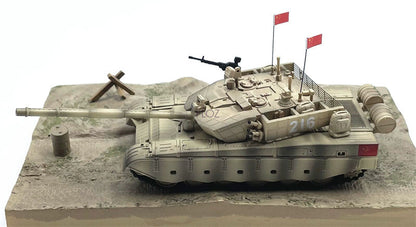 FLOZ ZTZ-99A Tank Desert Painting Scene Set Random body number 1/72 Tank Model