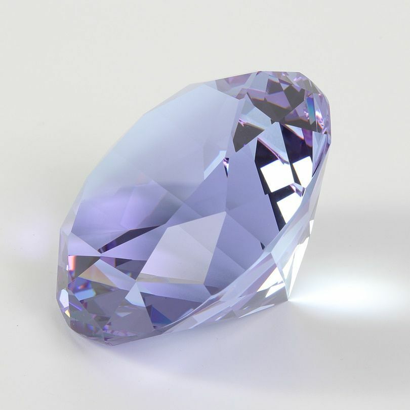 Crystal Diamond Big Glass Party Decoration Romantic Proposal Home Gift Fancy K9