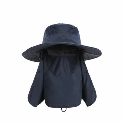 Fishing Hat Cap UPF 50+Sun Protection Neck Flap Outdoor Sport Camping Unisex 1PC