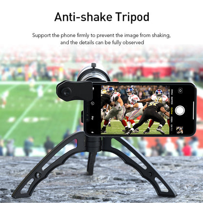 APEXEL Optional HD 20x-40x Zoom Telescope Telephoto Lens+Tripod Samsung iPhone