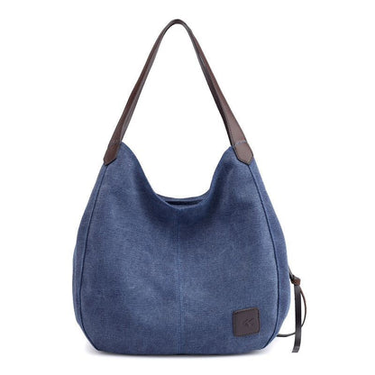 Canvas Handbags Wild Art Simple Shoulder Bags Versatile Traveling Shoulder Purse