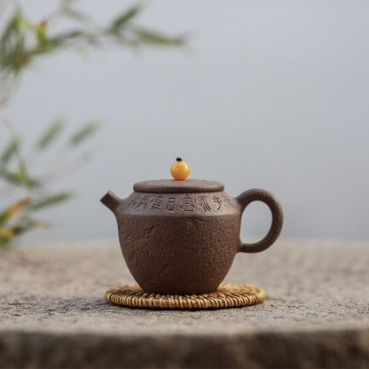 200cc Handmade Zisha Teapot from Yixing, China, Nissi Valley Gongfu Teapot-