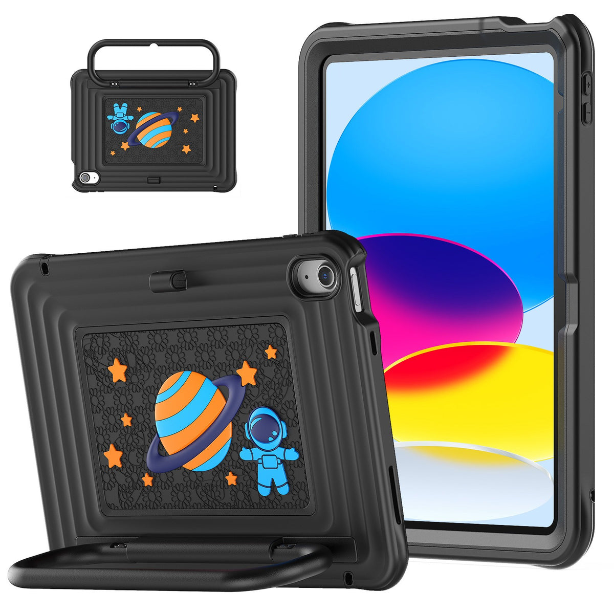 iPad11A16 Tablet Case Air6 Children's Silicone Anti-drop Bracket Shell A11plus