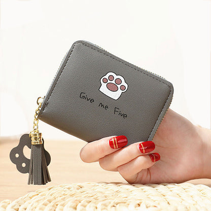 Fashion Small Women Zipper Wallet Leather Coin Bag Credit Card Mini Purse Clutch