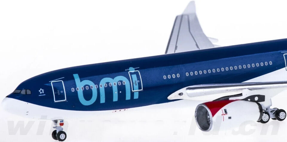 1:400 Aeroclassics BMI AIRBUS A330-200 Passenger Airplane Diecast Aircraft Model
