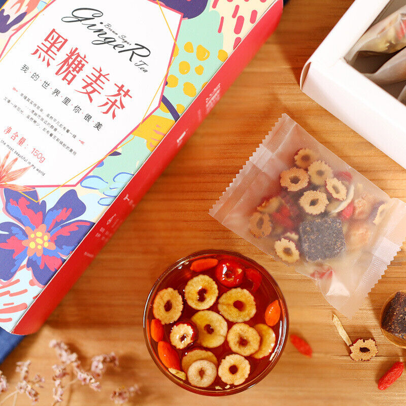 150g Brown Sugar Ginger Tea Longan Jujube Goji Berry Black Sugar Ginger Jujube