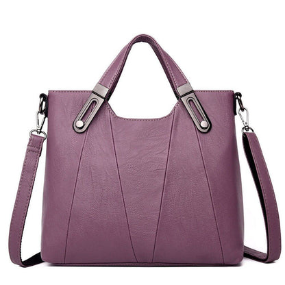 Handbag Synthetic Leather Shoulder Crossbody Bags Leisure Tote Purse 30*12*25 CM