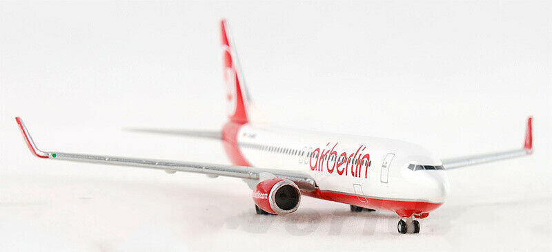 1:500 Herpa Air Berlin BOEING 737-800 Passenger Plane Diecast Aircraft Model