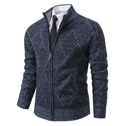 Winter Jackets Men Sweatercoat Knit Outerwear Mens Coat Jacket