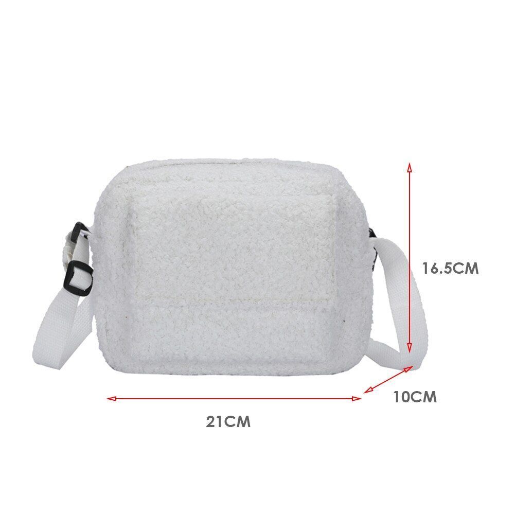Shoulder Bag Vintage Wool Small Chain Crossbody Bag Traveling Shopping S/M/L 1PC