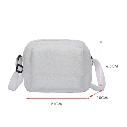 Shoulder Bag Vintage Wool Small Chain Crossbody Bag Traveling Shopping S/M/L 1PC