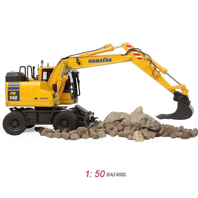 1:50 UH PW148-11 Grab Excavator Contruct Machine Equipment Diecast Metal Model