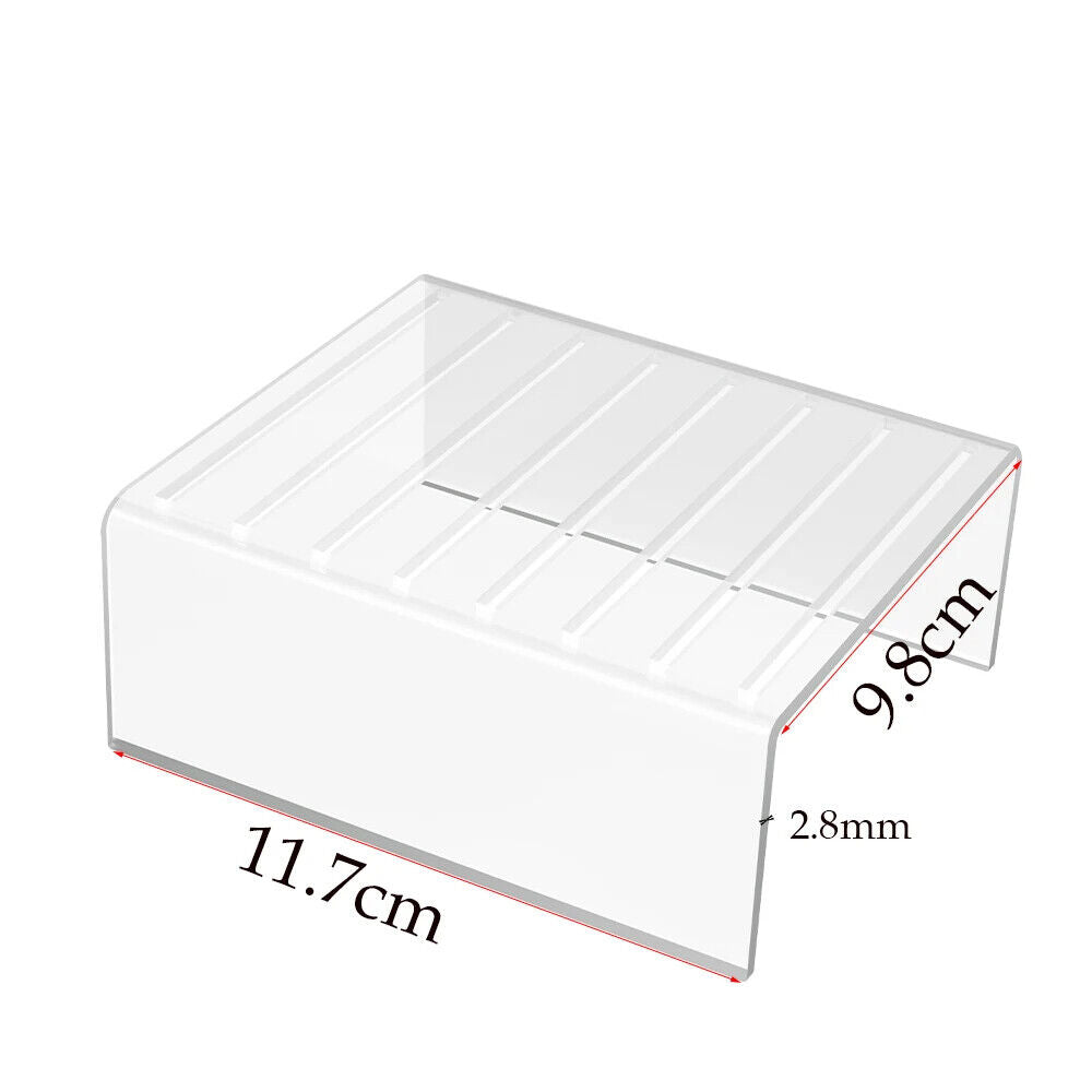 Jewelry Display Board Clear Acrylic Earrings Nose Tongue Studs Organizer Holders