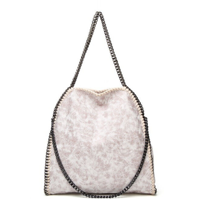 Frosted Material Handbag Woven Foldable Shoulder Women Multi-Funcation Bag Big