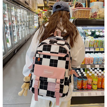 Cute Large Backpack Waterproof Nylon Schoolbag Laptop Traveling Bags 42*29*14 CM