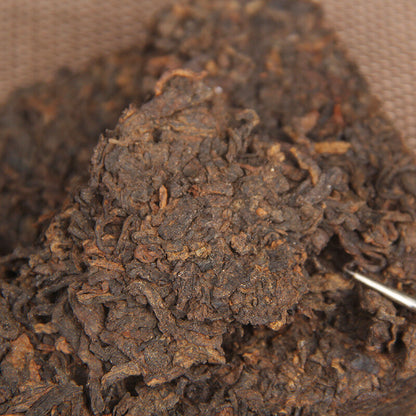 Yunnan Pu'er Tea Menghai Golden Brick Ancient Tree Brick Aged Puer 250g
