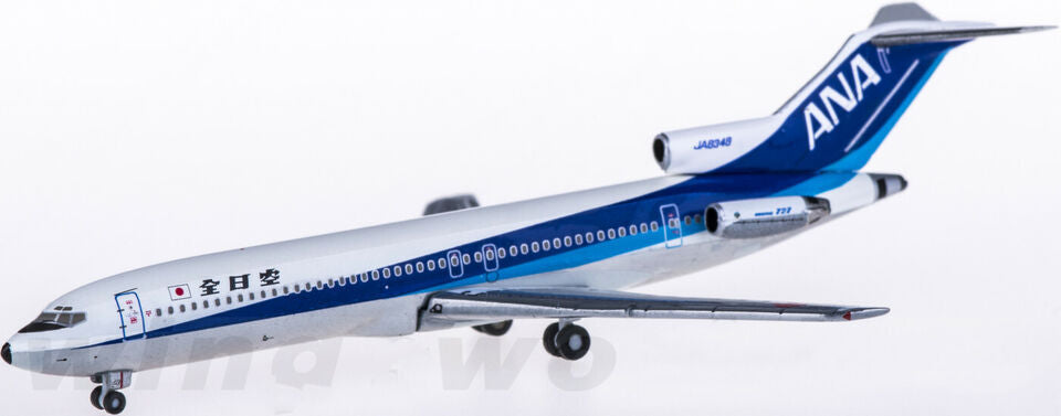 1:500 Hogan ANA BOEING 727-200 Passenger Airplane Diecast Plane Aircraft Model