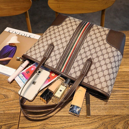 Shoulder Tote Bags Women Large Leather Travel Party Laptop Handbags