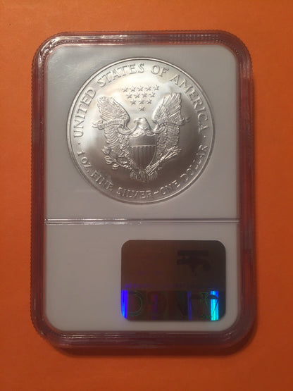 2003 American Silver Eagle ASE Coin 1oz NGC MS69 Old Holder Money 美国鹰洋银币 MS-69