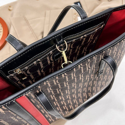 Luxury Handbag Letter Large Capacity Shoulder Sac Shoulder Pouch Hasp Spandex
