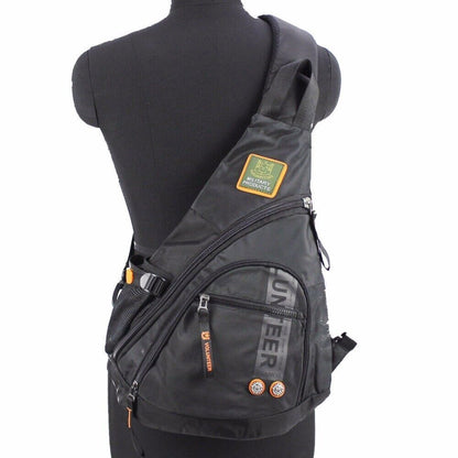 Men Oxford Sling Shoulder Chest Bag Travel Assault Back Pack Cross Body Bags