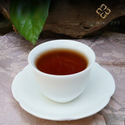 200g Ripe Pu'er Tea Cake Bulang Mountain Early Spring First Flush Fermented