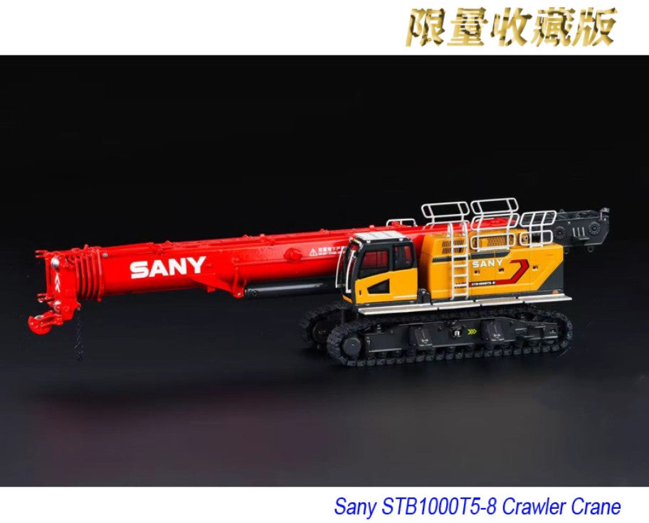 1:50 SANY STB1000T5-8 Crawler Crane Construction Machine Equipment Diecast Model