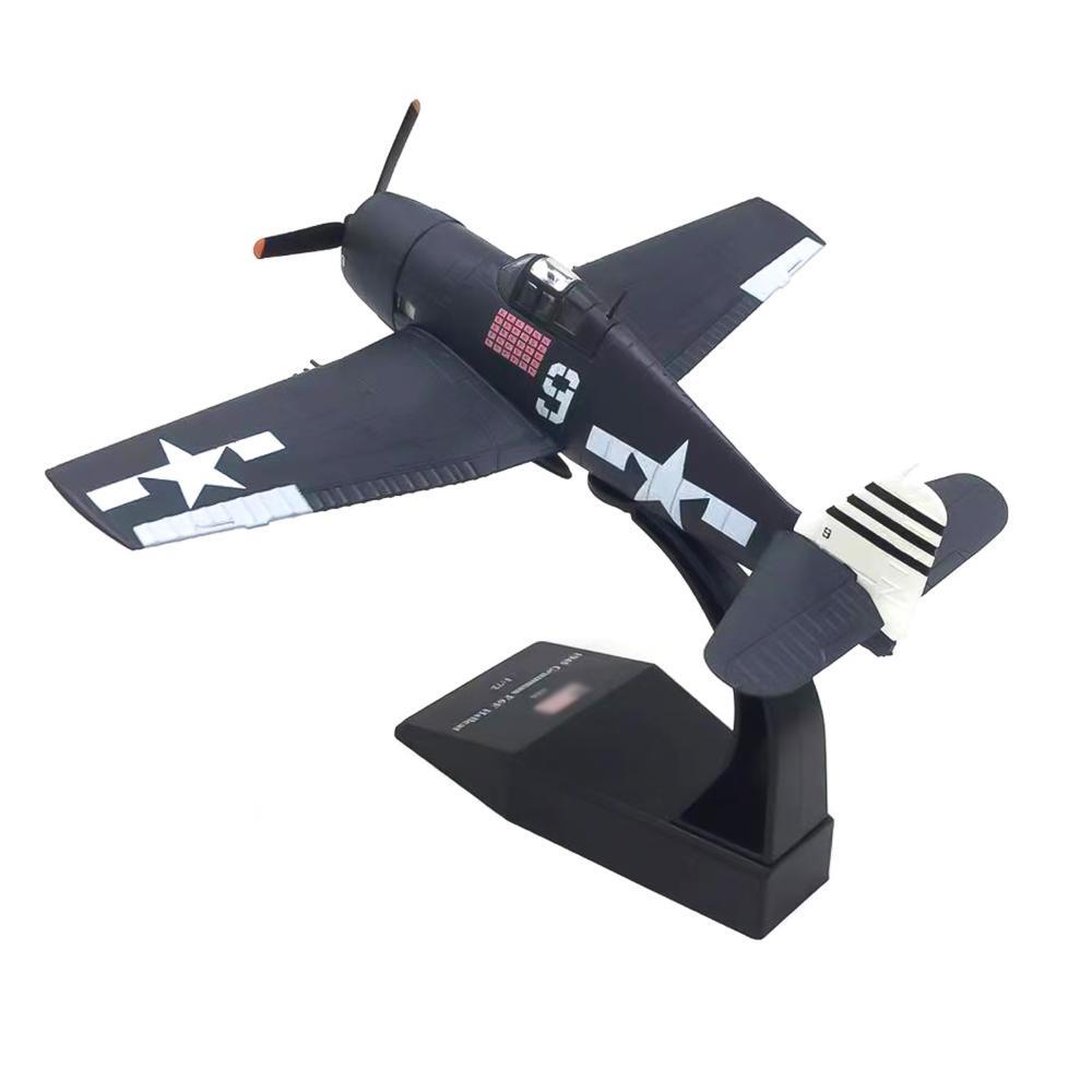 1:72 WWII U.S. F6F Hellcat Shipboard Fighter Alloy Aircraft Model Military Plane