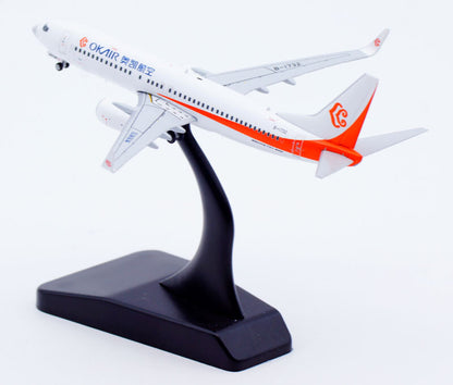 1:400 JC Wings Okay Airways Boeing 737-800 Passenger Airplane Diecast Model