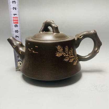 Vintage Chinese Yixing Purple Clay Teapot Zisha Ceremony Teaware Collection Rare