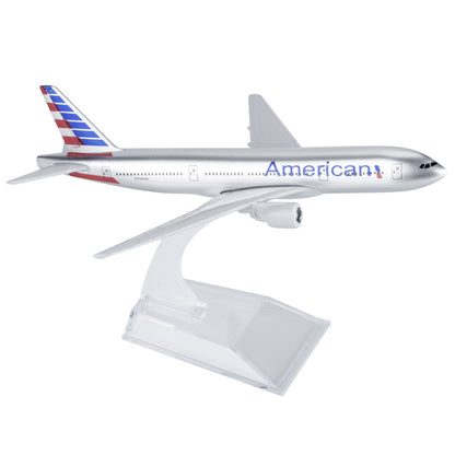 American B777 Model Plane 1:400 Alloy Simulation Airliner Aircraft Collection