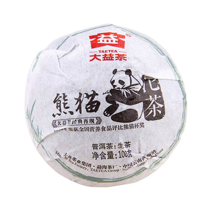 TAETEA Brand Panda Pu'er Tea Tuo 2012 100 grams Menghai Dayi Pu'er Tuocha-