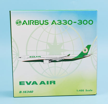 Phoenix EVA AIR AIRLINES AIRBUS A330-300 B-16340 1/400 diecast model aircraft