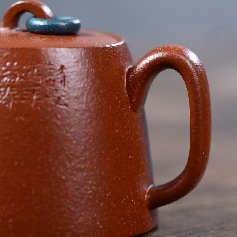 120ml Full Handmade Tea Pot Ball Shaped Infuser Holes Jingpo Clay Zisha Pot New