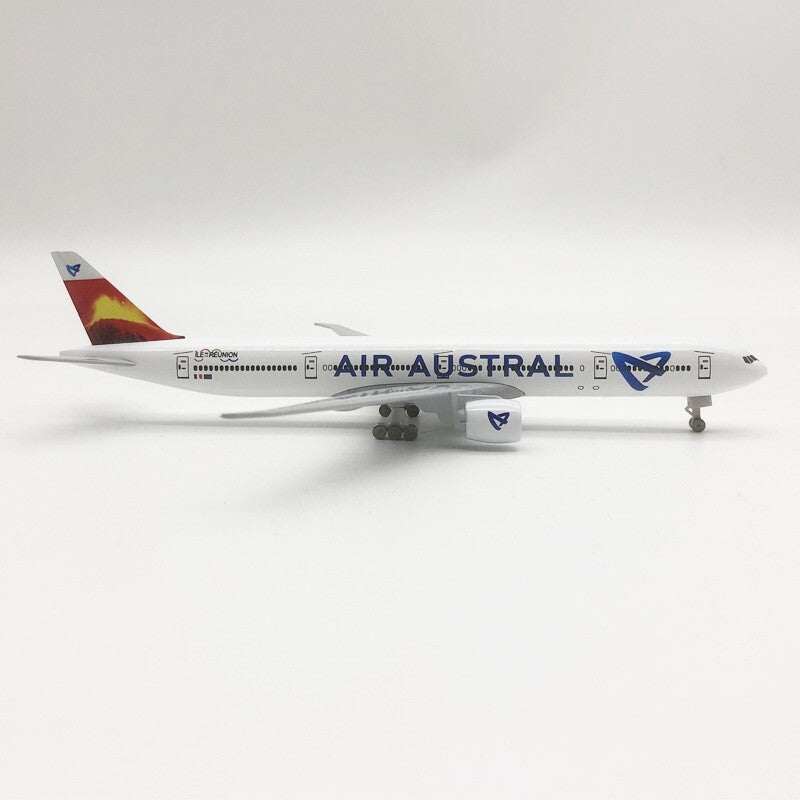 1/200 20cm Diecast Alloy Reunion Airlines AUSTRAL AIR Boeing777 Model Airplanes
