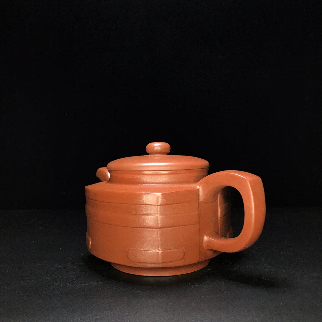 Chinese Yixing Zisha Clay Handmade Exquisite Teapot （大混方 底款：顾景舟）