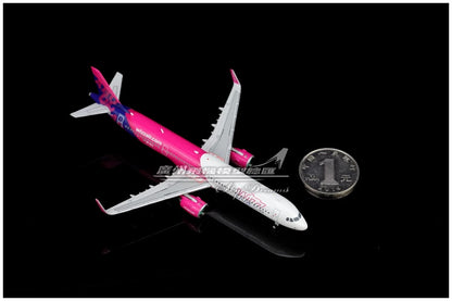 1:400 JC Wings Wizz Air AIRBUS A321neo Passenger Airplane Diecast Aircraft Model