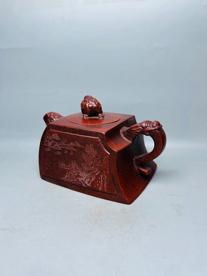 Chinese Yixing Zisha Clay Handmade Exquisite Dragon Teapot