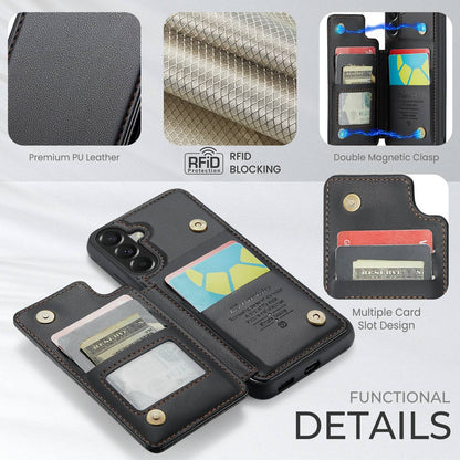Case for Samsung Galaxy A57 A37 Case with Card Holder Wallet Case for Women Men