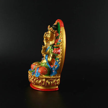 Manjushri Puxian Statue Buddha Statue Offering Supplies Resin Crafts Home Decor